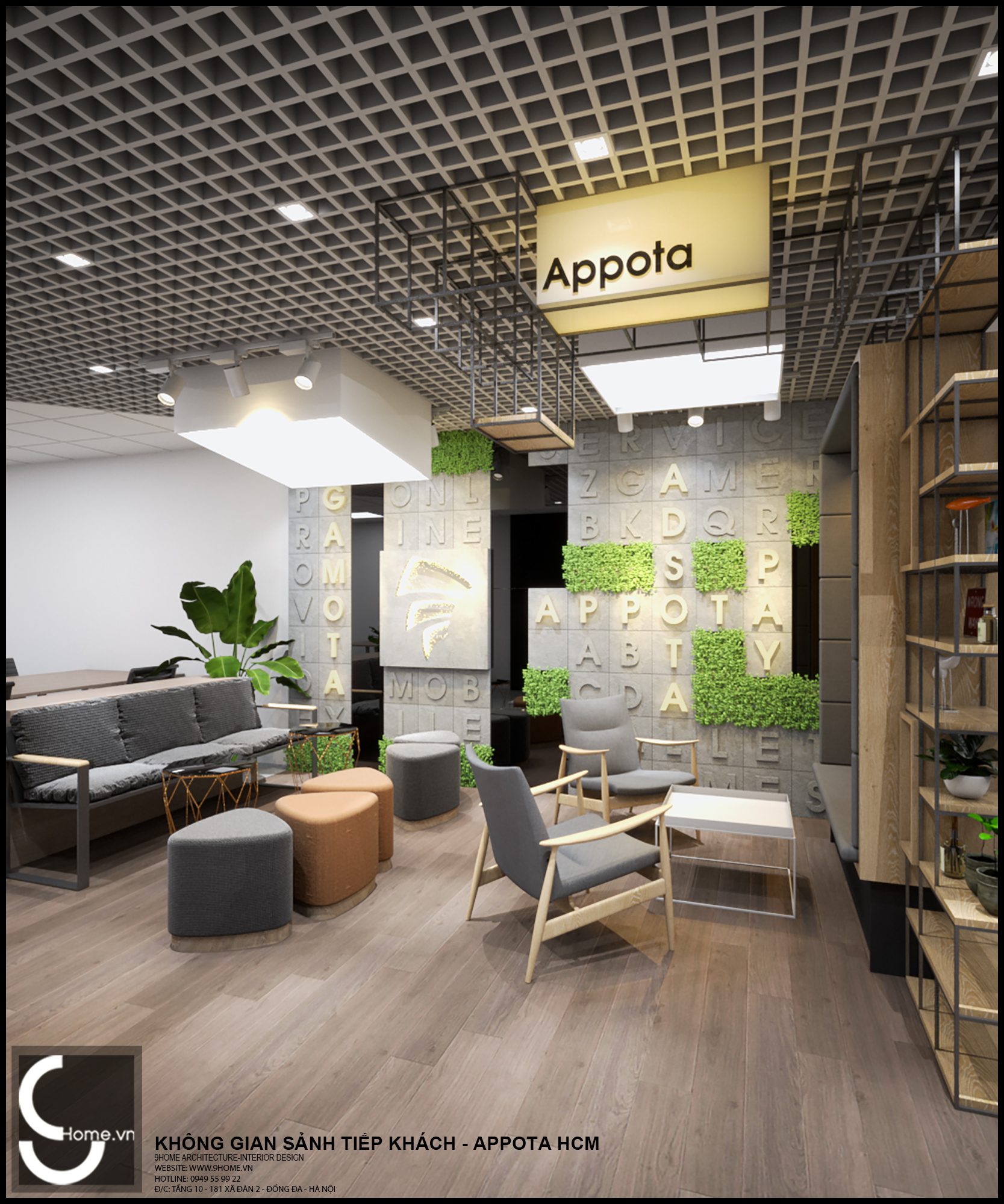 1. Khong gian sanh tiep khach - Appota HCM (2)